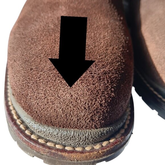 L.L.Bean Women’s Suede Casual Winter Ankle Boots Size 8 Brown Shearling Lined - Picture 6 of 14